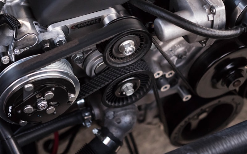 New ceramic brake pads alongside worn pads showing material comparison