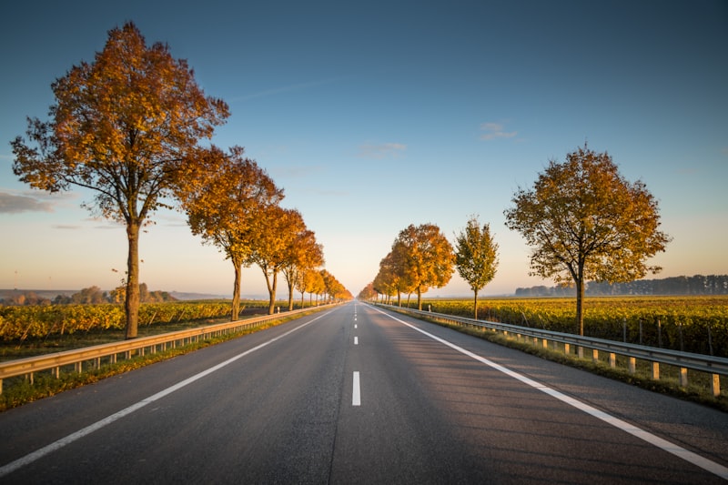 Ontario highway in winter conditions where black ice commonly forms